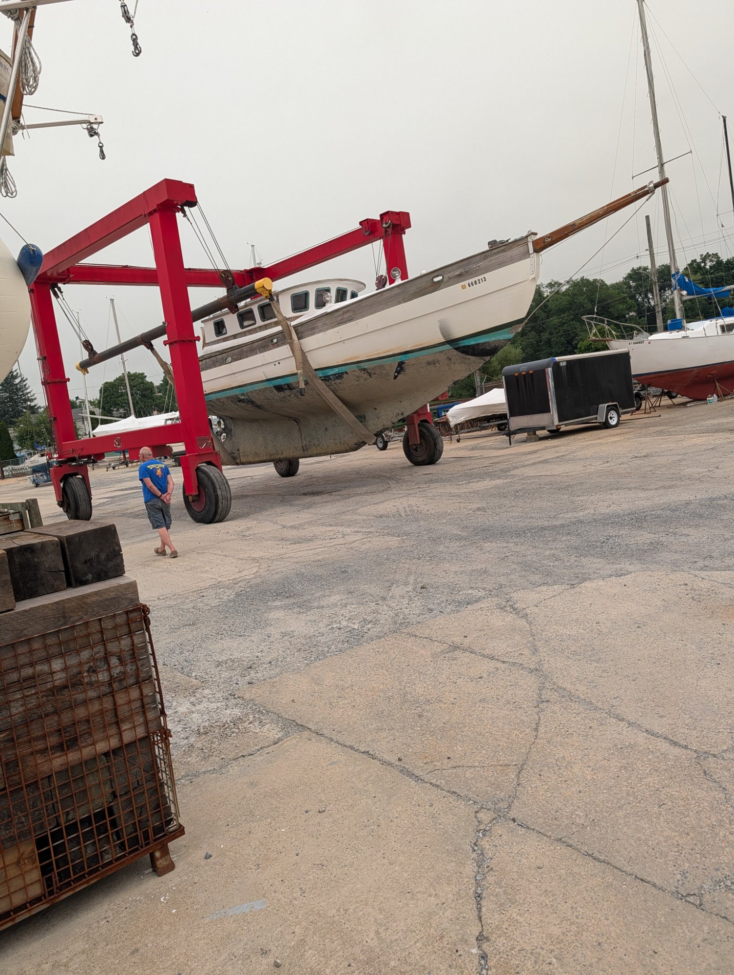 Loading onto trailer